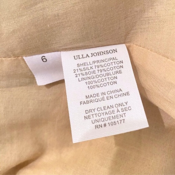 NEW Ulla Johnson Minerva Dress Willow 6 - Picture 17 of 17